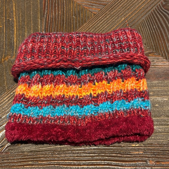 Multicolor Knit Scarf - Picture 1 of 7